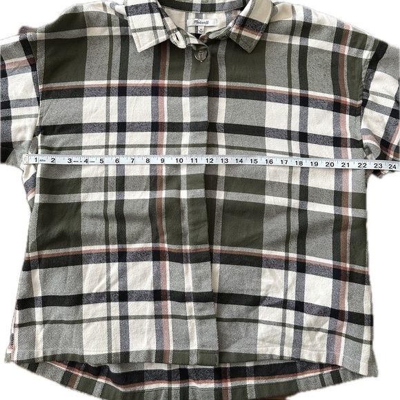 Madewell women’s button down flannel size M - Picture 2 of 3
